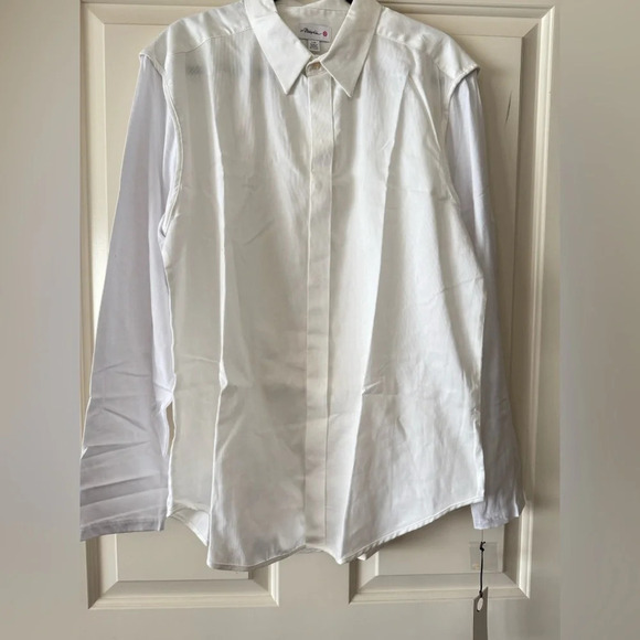 NWT 3.1 Phillip Lim Target White Shirt L - Picture 1 of 5